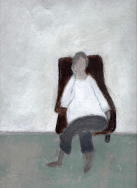 femme dans son fauteuil